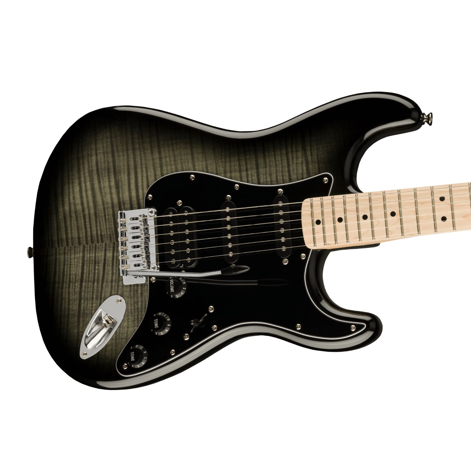 Squier Affinity Series Stratocaster FMT HSS -  Black Burst