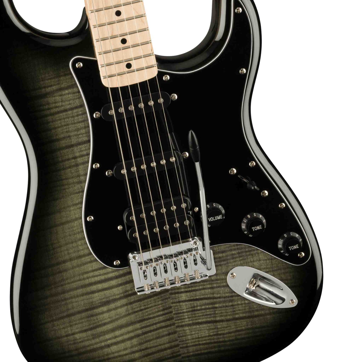 Squier Affinity Series Stratocaster FMT HSS -  Black Burst