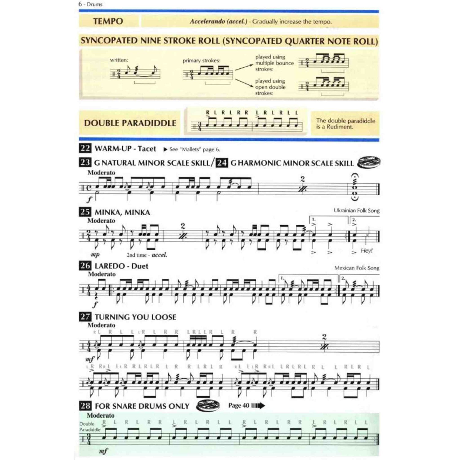 Standard of Excellence Book 2 - Drums & Mallet Percussion