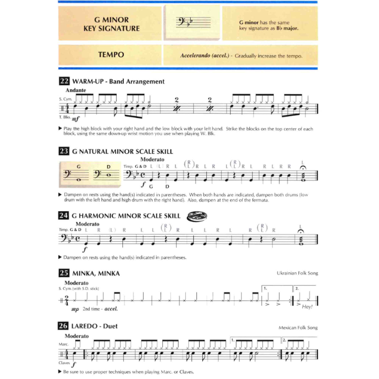 Standard of Excellence - Timpani/Auxiliary Percussion - Book 2