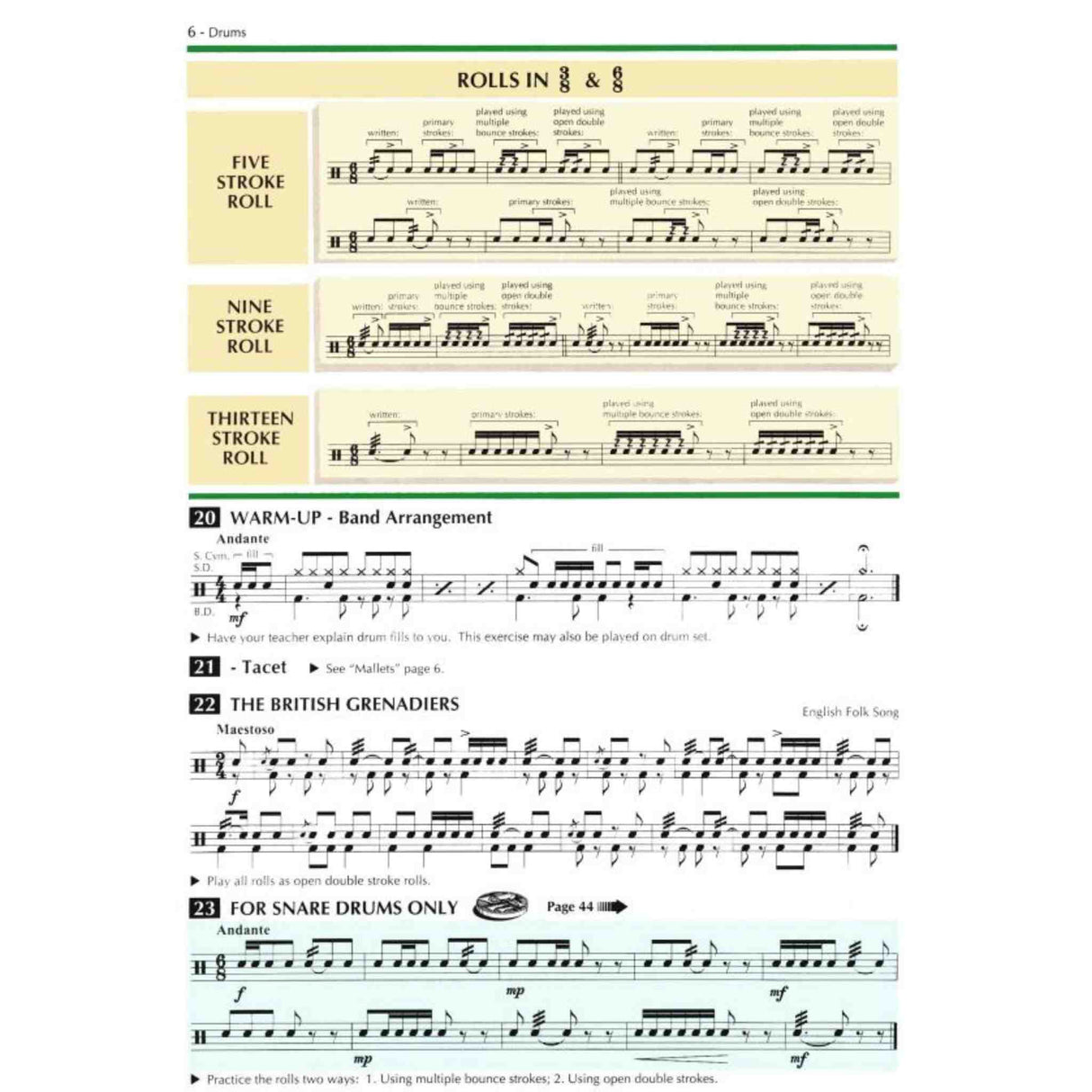 Standard of Excellence Drums/Mallet Percussion - Book 3