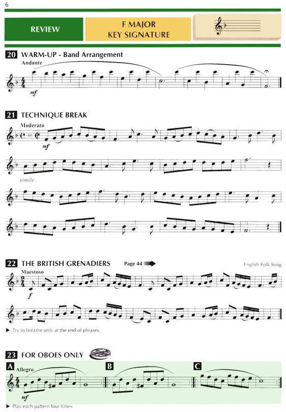 Standard of Excellence - Oboe - Book 3