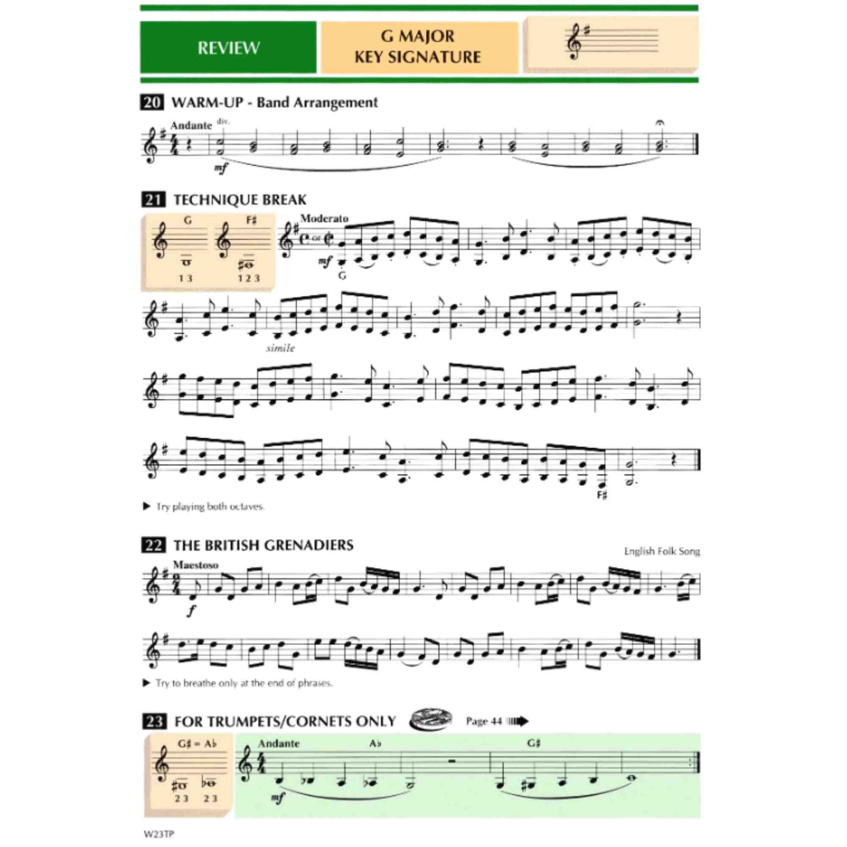 Standard of Excellence - B♭ Trumpet/Cornet - Book 3