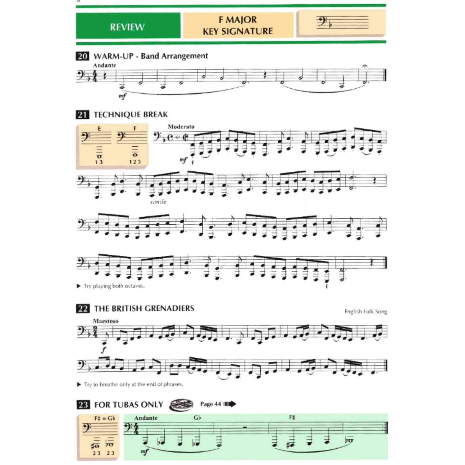 Standard of Excellence - Tuba - Book 3