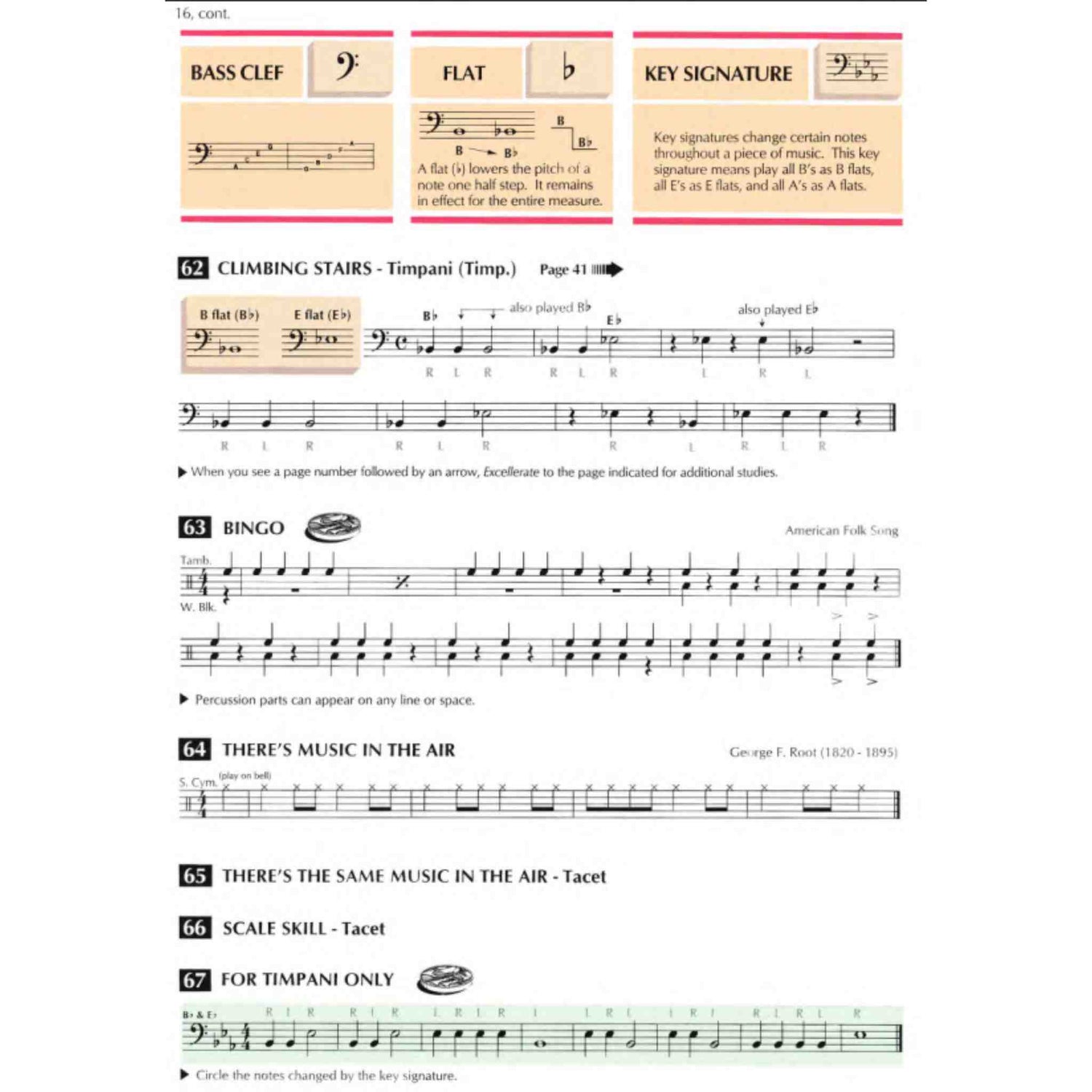 Standard of Excellence Enhanced - Timpani/Auxiliary Percussion - Book 1