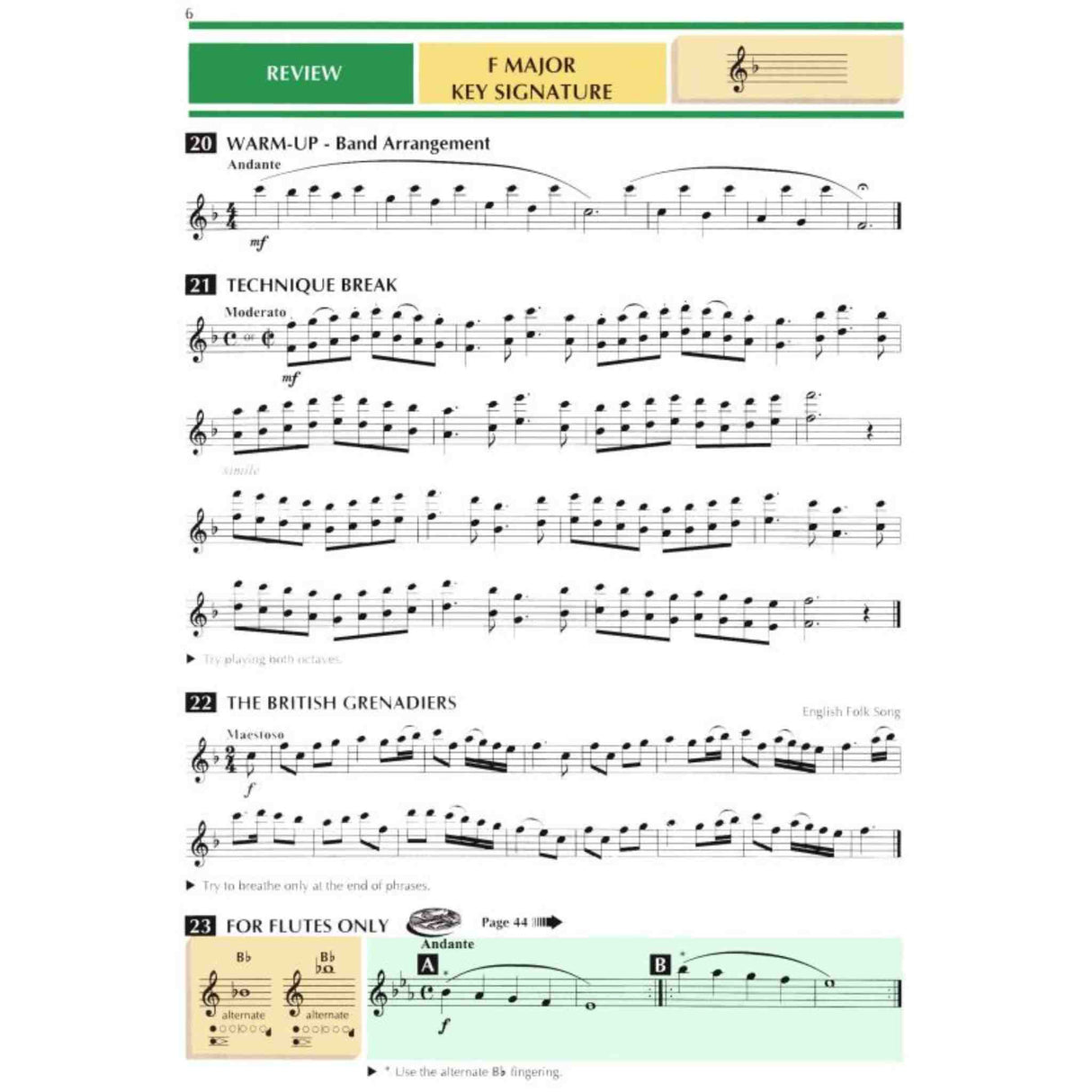 Standard of Excellence - Flute - Book 3