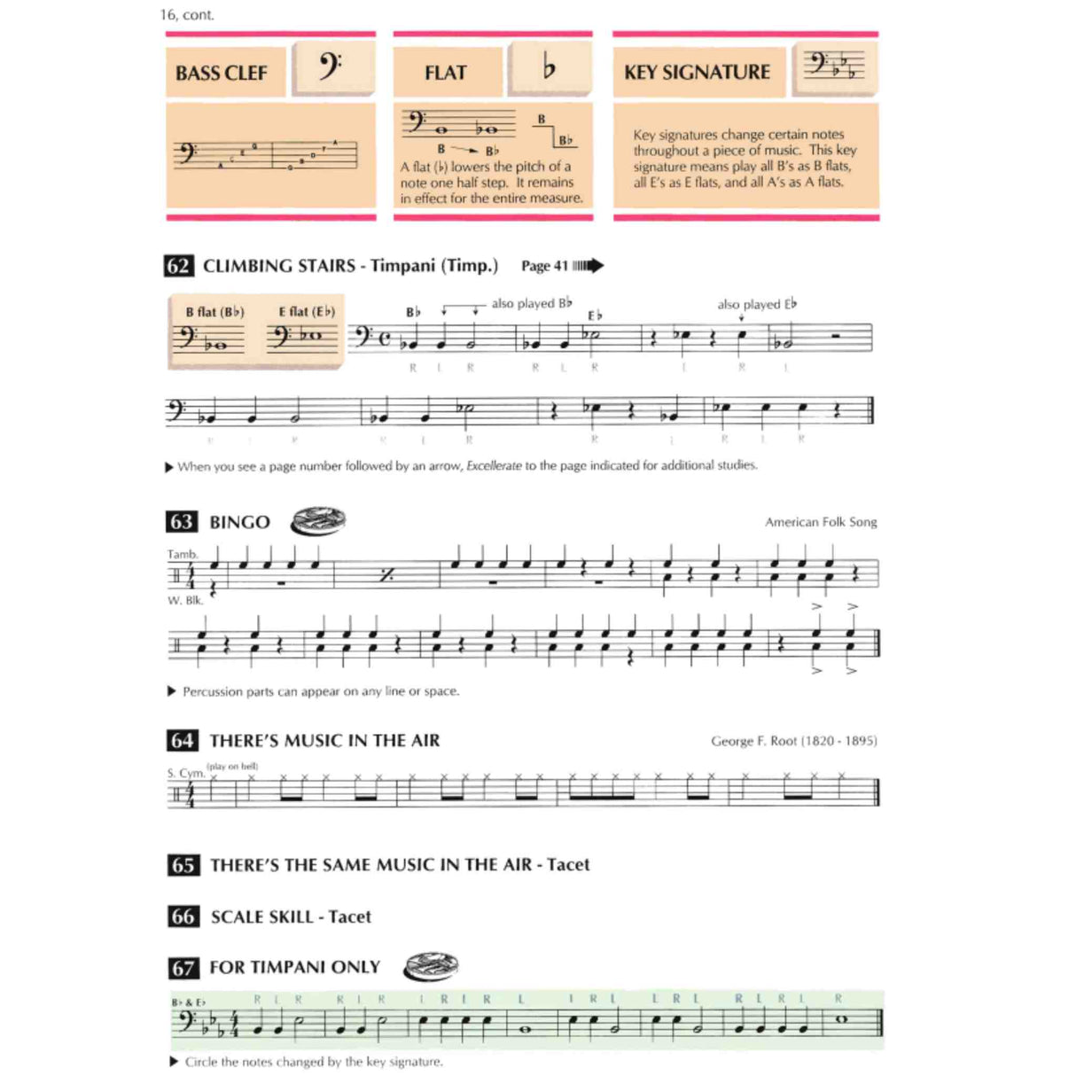 Standard of Excellence - Timpani/Auxiliary Percussion - Book 1