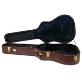 Stone Dreadnought Hardshell Case with Hygrometer - Dark Brown Alligator Print