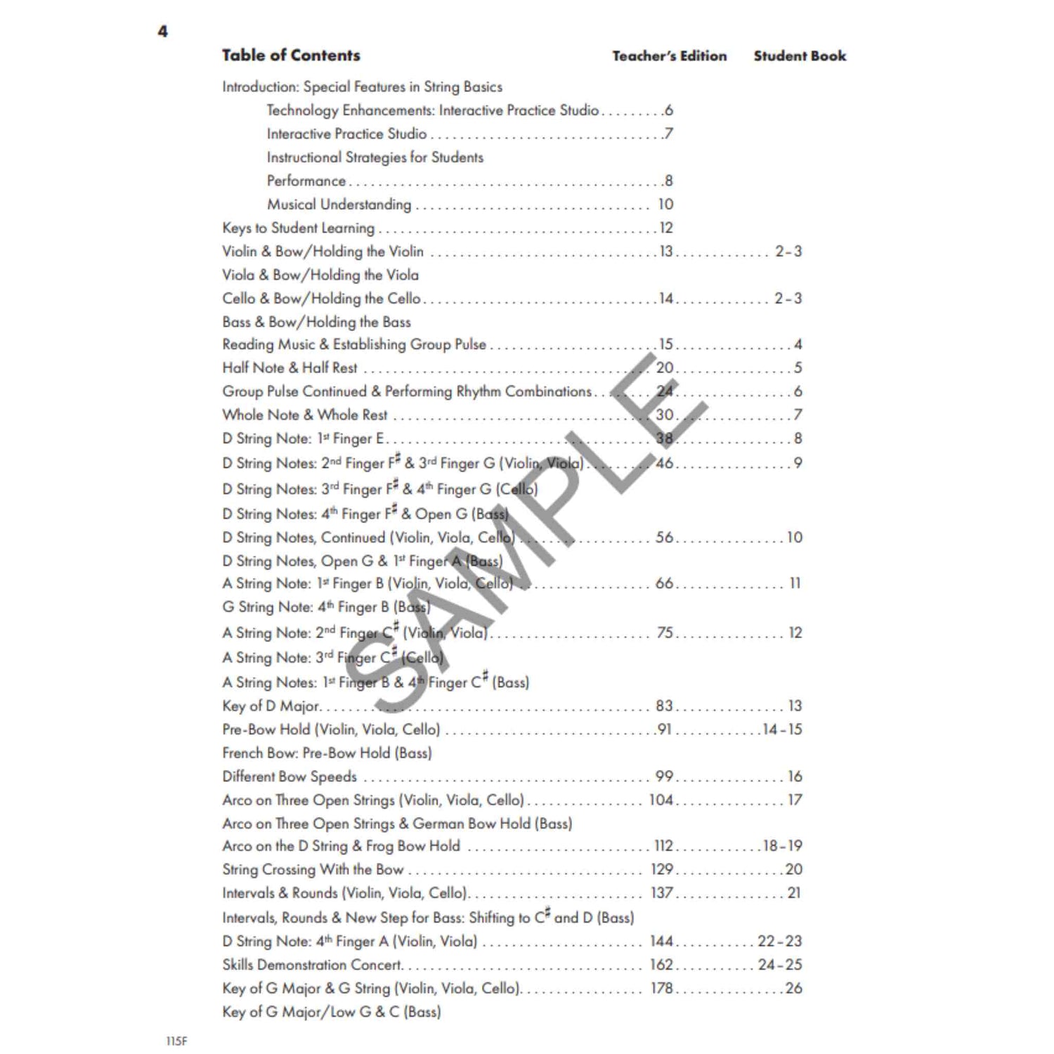 String Basics - Teacher's Edition - Book 1