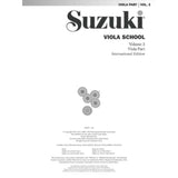 Title page for the print music book Suzuki Viola School Volume 2