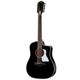 Taylor 250ce Plus Doce Doble - 12-String Acoustic Electric with Gig Bag - Spruce Top - Black