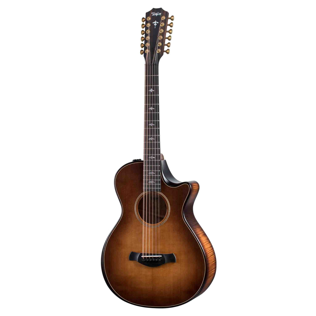 Taylor Builder's Edition 652ce WHB Acoustic Electric Guitar with Hardshell Case - Spruce top
