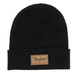 Black beanie with Taylor Guitars logo on a white background