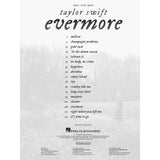 Taylor Swift - Evermore - Piano, Vocal, Guitar - Artist Songbook