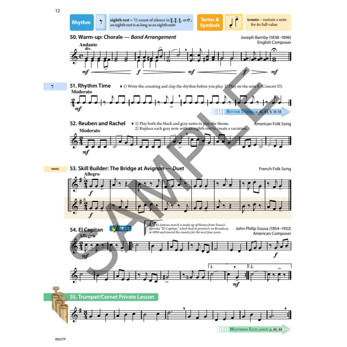 Tradition of Excellence - B♭ Trumpet/Cornet - Book 2