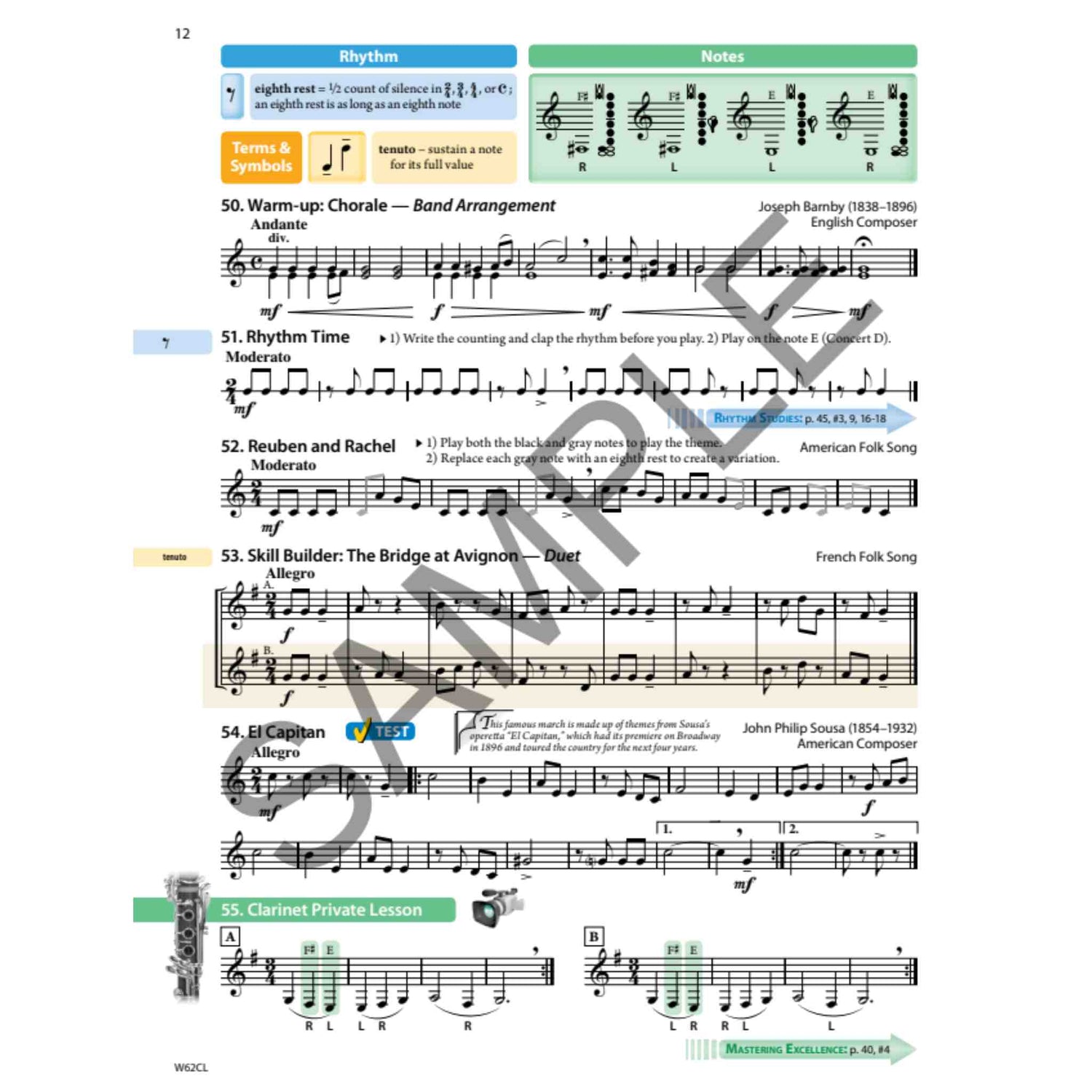 Tradition of Excellence - B♭ Clarinet - Book 2