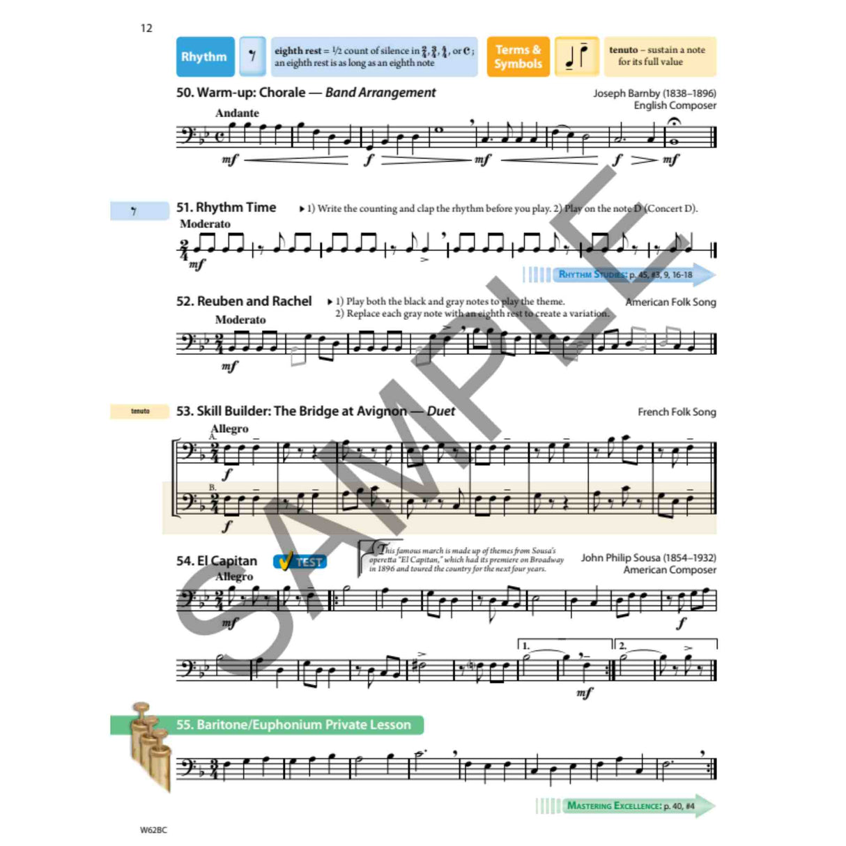 Tradition of Excellence - Baritone/Euphonium BC - Book 2
