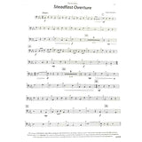 Sheet music for 'Steadfast Overture' by Ryan Hensley on a white background