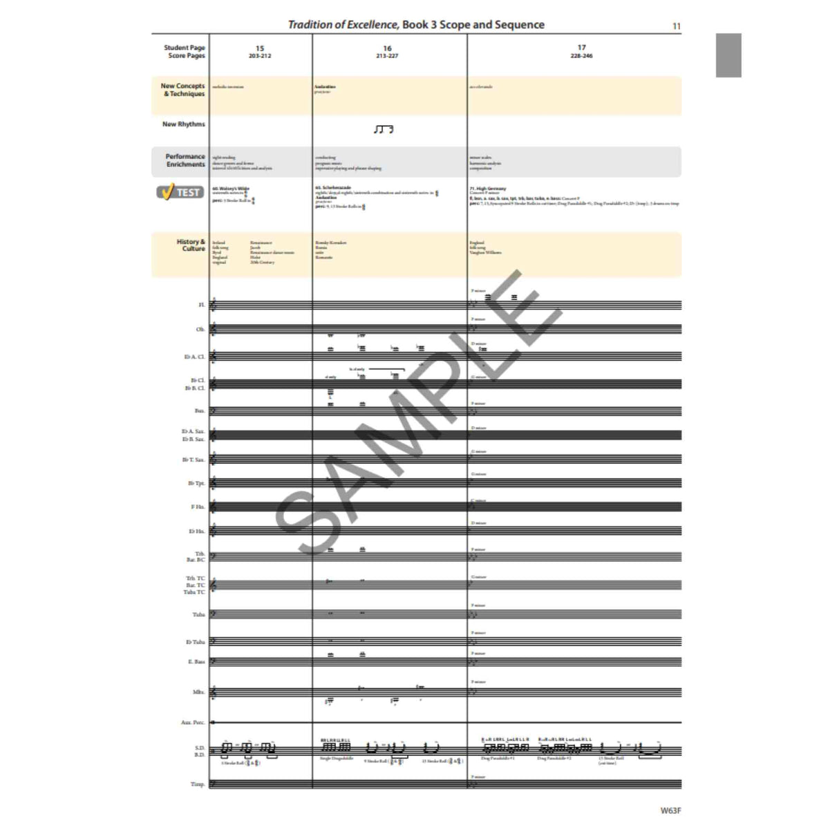 Tradition of Excellence - Conductor Score - Book 3