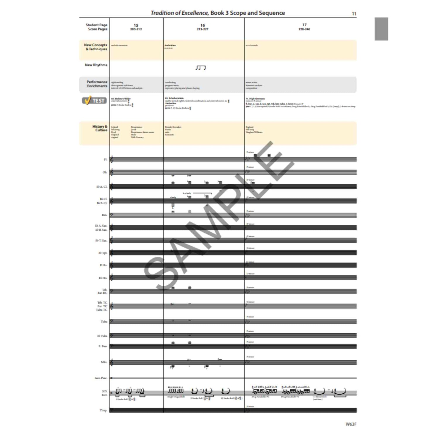 Tradition of Excellence - Conductor Score - Book 3
