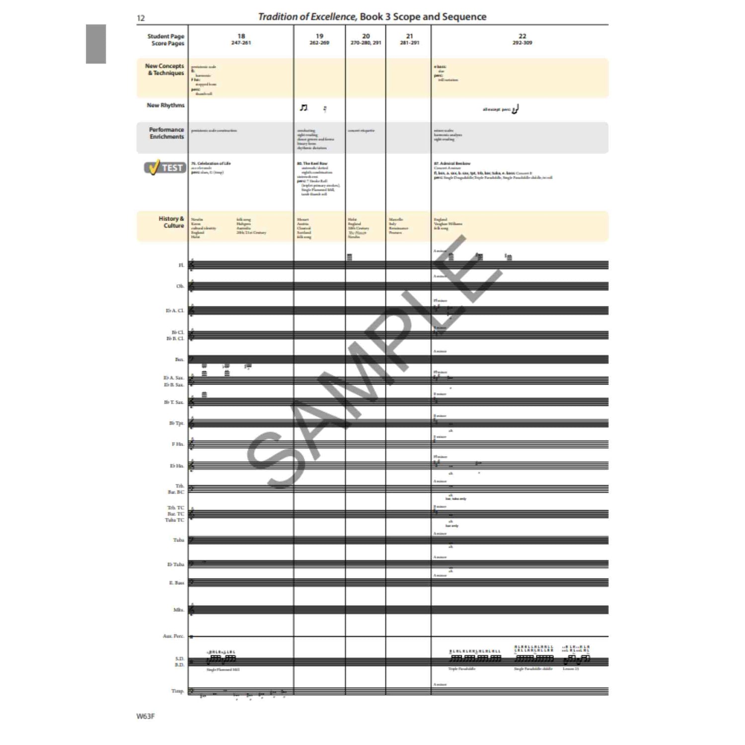 Tradition of Excellence - Conductor Score - Book 3