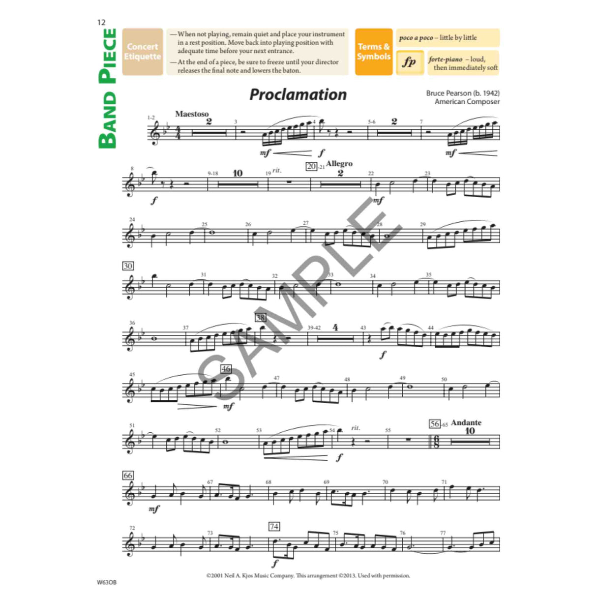 Tradition of Excellence - Oboe - Book 3