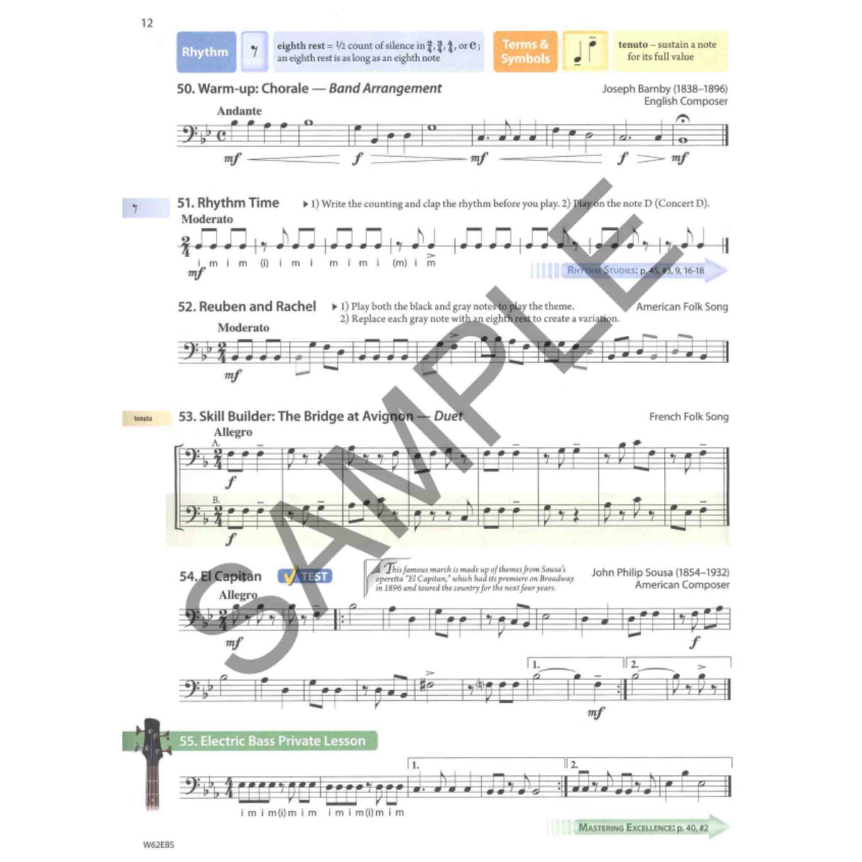 Tradition of Excellence - Electric Bass - Book 2