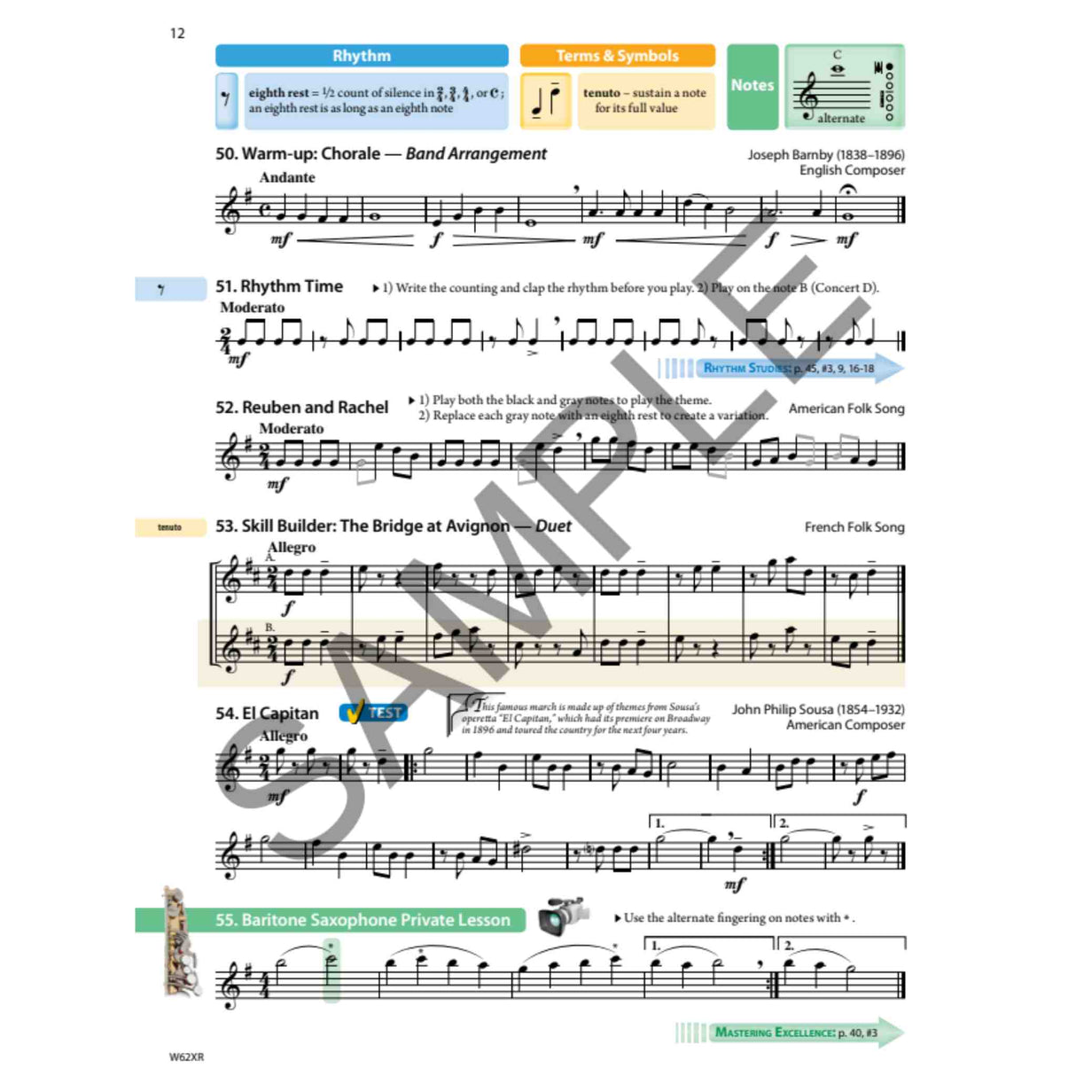 Tradition of Excellence - E♭ Baritone Saxophone - Book 2