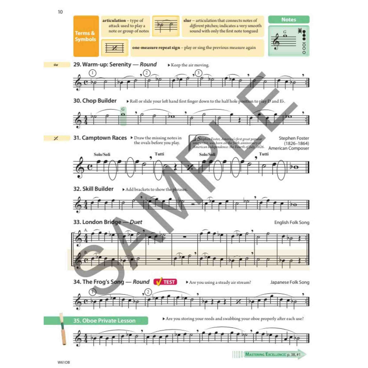 Tradition of Excellence - Oboe - Book 1