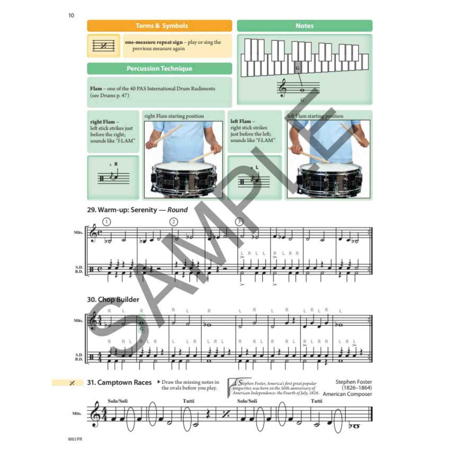 Tradition of Excellence - Percussion - Book 1