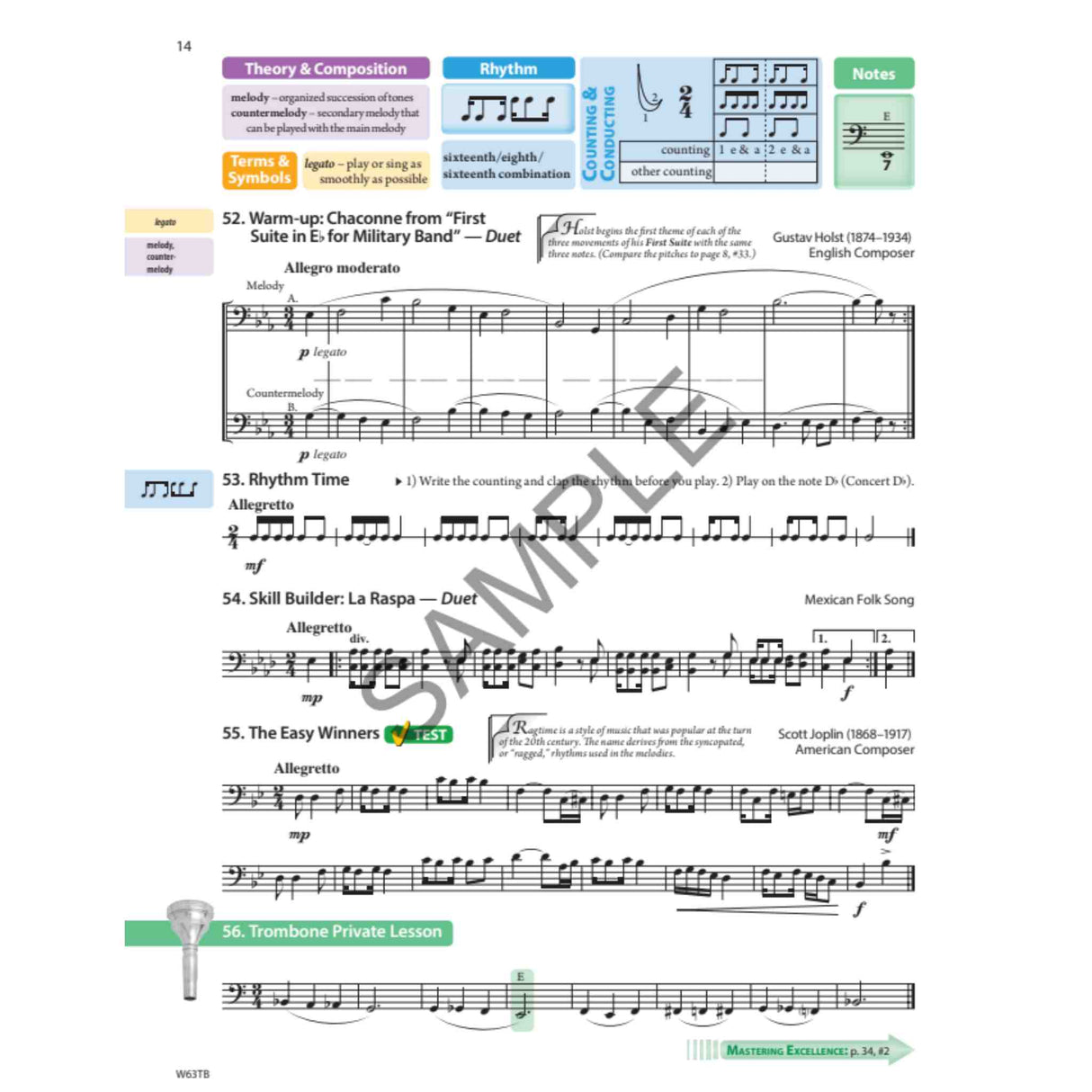 Tradition of Excellence - Trombone - Book 3