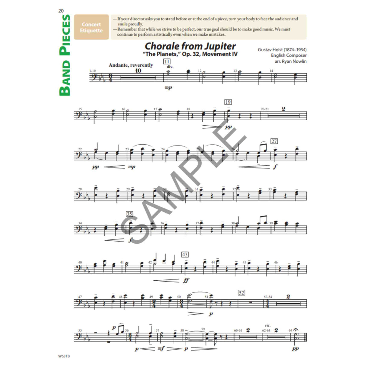 Tradition of Excellence - Trombone - Book 3