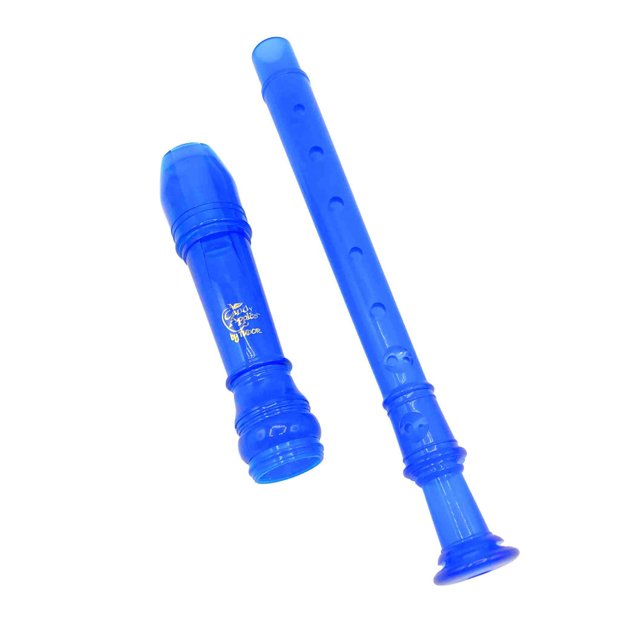 Tudor Candy Apple Soprano Recorder - TD180BL - Blue
