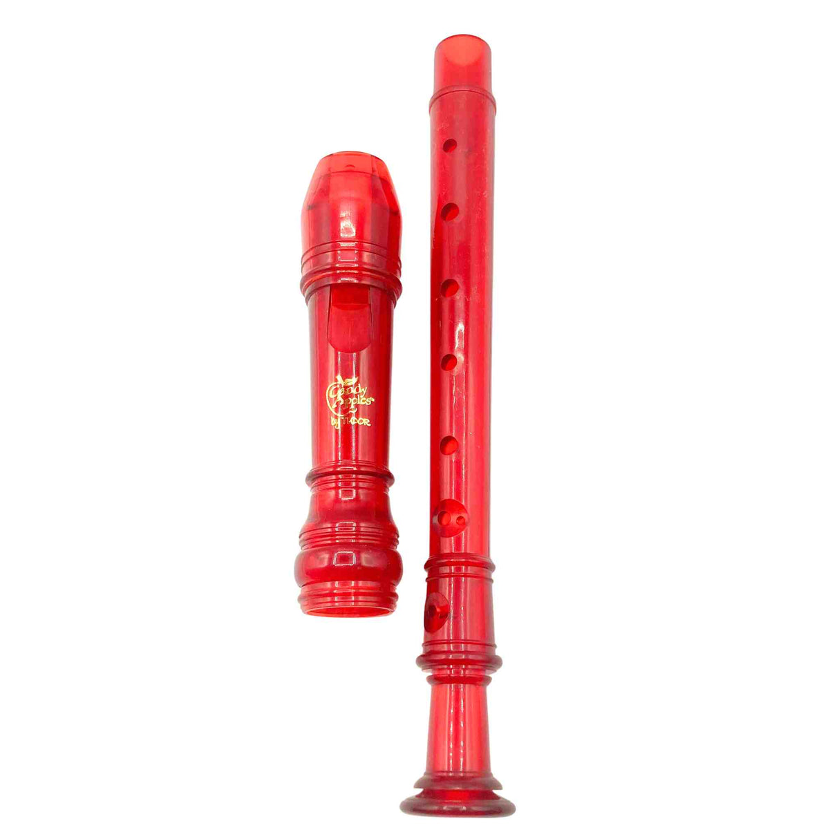 Tudor Candy Apple Soprano Recorder - TD180RD – Red
