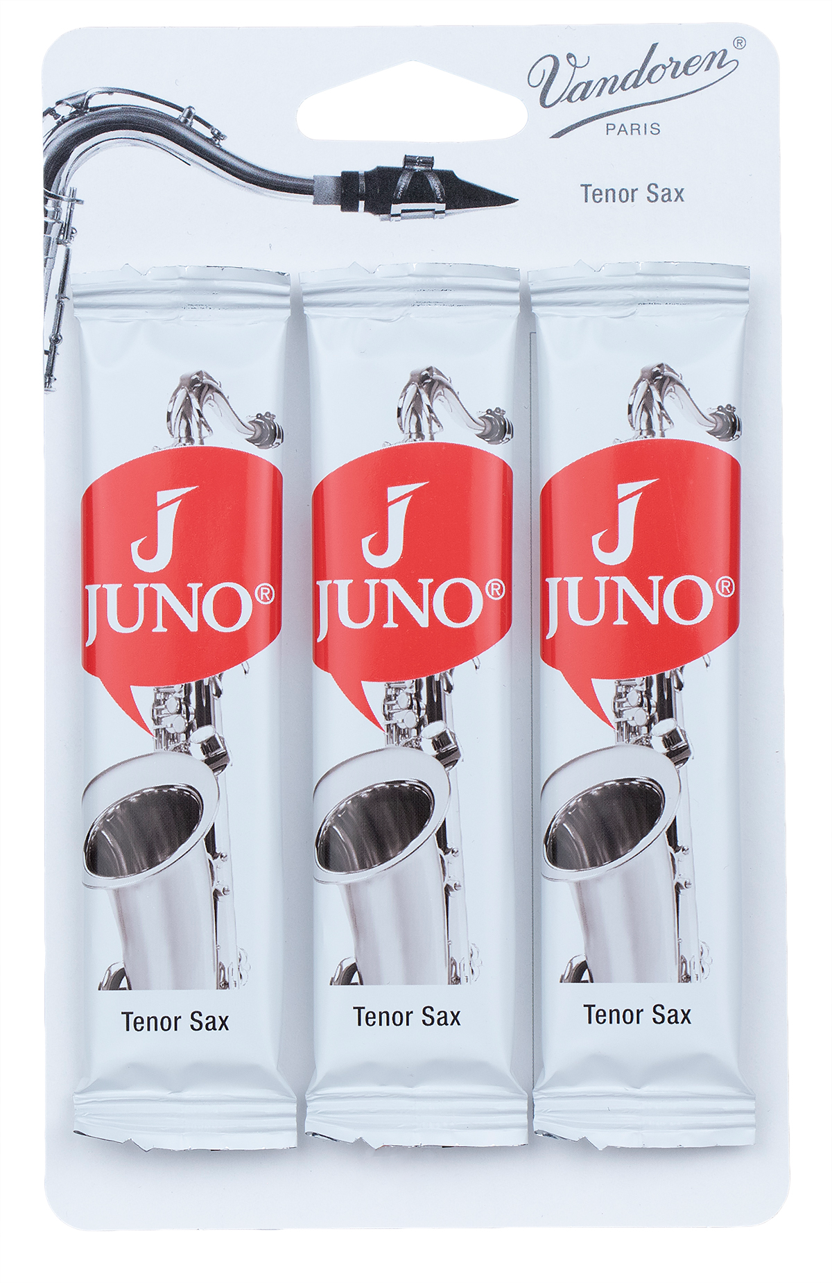 3 Reed Vandoren Juno Tenor Sax Reeds, Strength 3.0, 3-Reeds – Chesbro Music ...