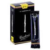 Vandoren Bb Clarinet Traditional Reeds - Strength 2.5 - 10-pack
