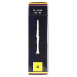 Vandoren Bb Clarinet Traditional  Reeds - Strength 4 - 10-pack
