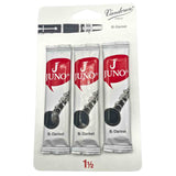 Vandoren Juno Bb Clarinet Reeds - Strength 1.5 - 3-pack