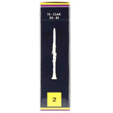 Vandoren Bb Clarinet Traditional Reeds - Strength 2 - 10-pack