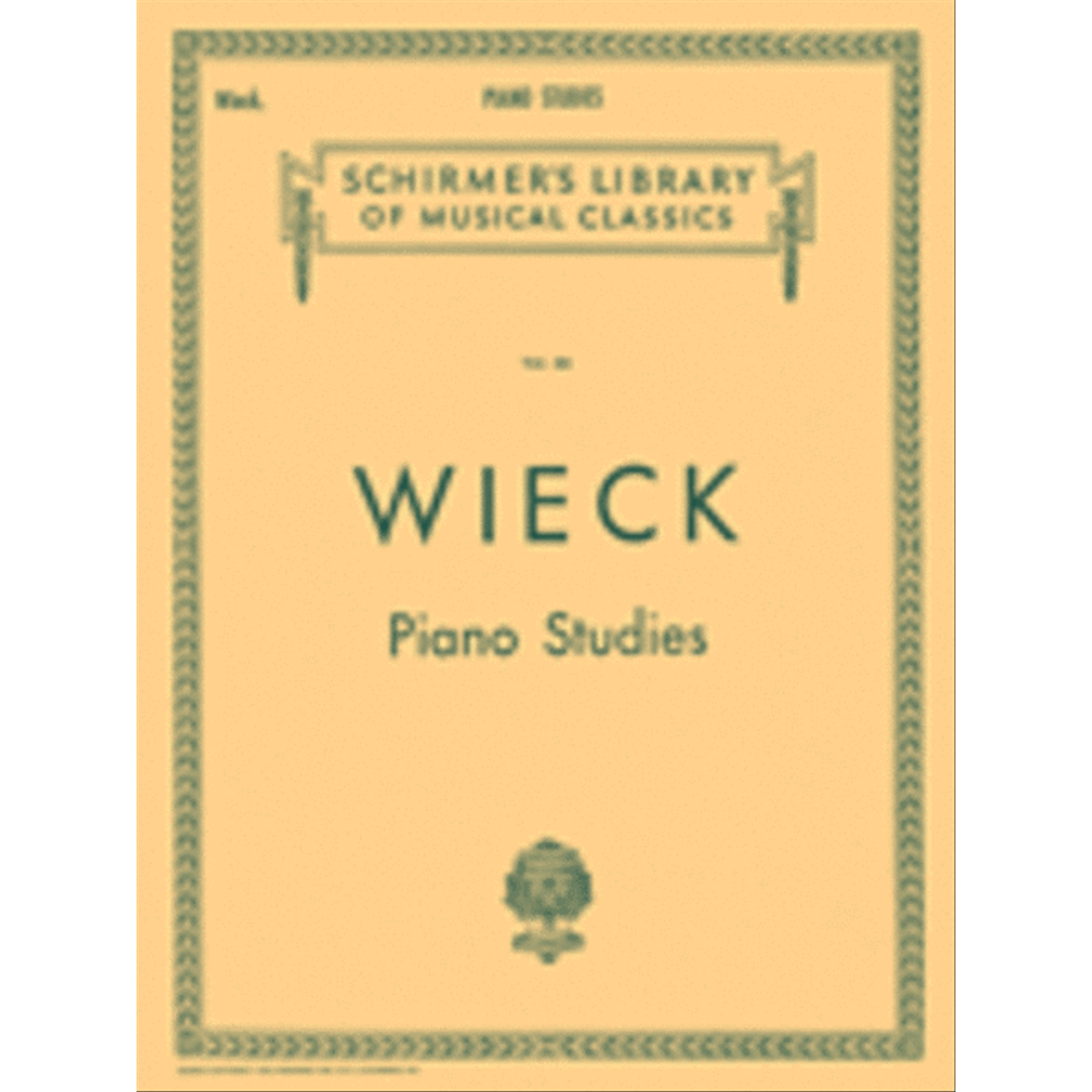 Wieck Piano Studies - Schirmer Library of Classics, Volume 66