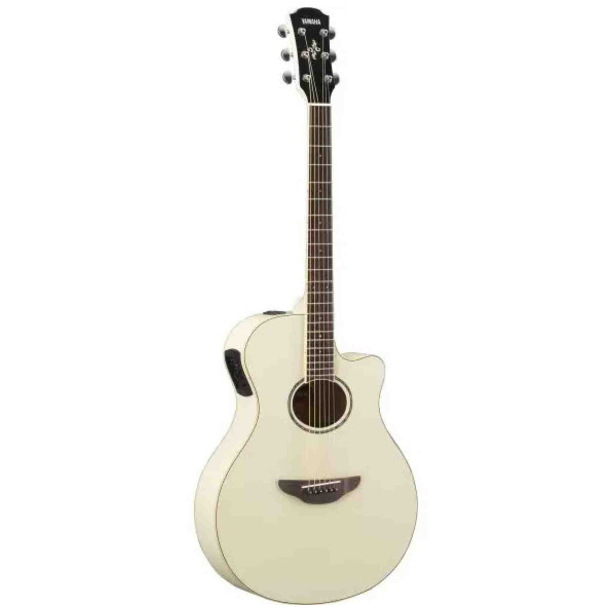 Yamaha APX600 Thinline Acoustic Electric Guitar - Vintage White