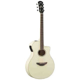 Yamaha APX600 Thinline Acoustic Electric Guitar - Vintage White