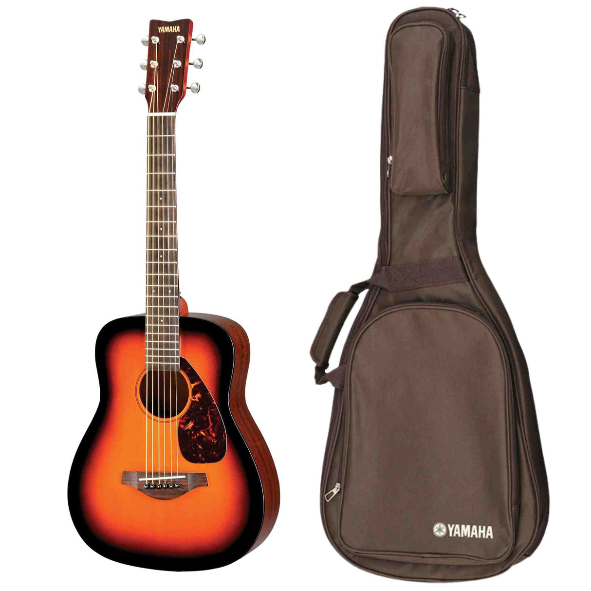 Yamaha JR2 - 3/4 Size Acoustic Guitar with Gig Bag - Tobacco Sunburst