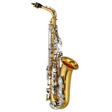 Gold Yamaha YAS-200ADII Alto saxophone on a white background