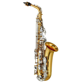 Gold Yamaha YAS-200ADII Alto saxophone on a white background